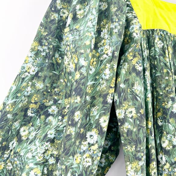 Batsheva X Laura Ashley Peasant Beaumaris Floral Dress Size 4 Sherwood Forest - Picture 7 of 10